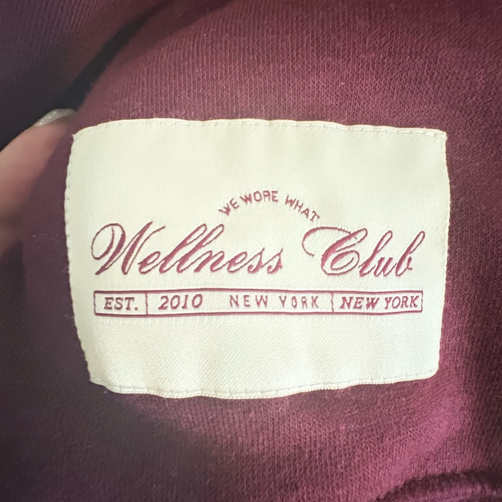 WeWoreWhat Oversized Crewneck Sweatshirt in Maroon (XL) NWOT - Picture 4 of 5